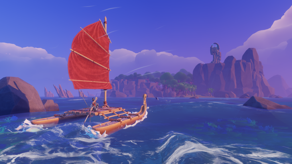Sailing away
